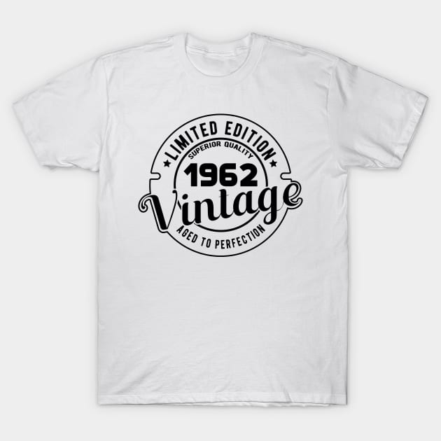 1962 VINTAGE - 59Th BIRTHDAY GIFT T-Shirt by KC Happy Shop